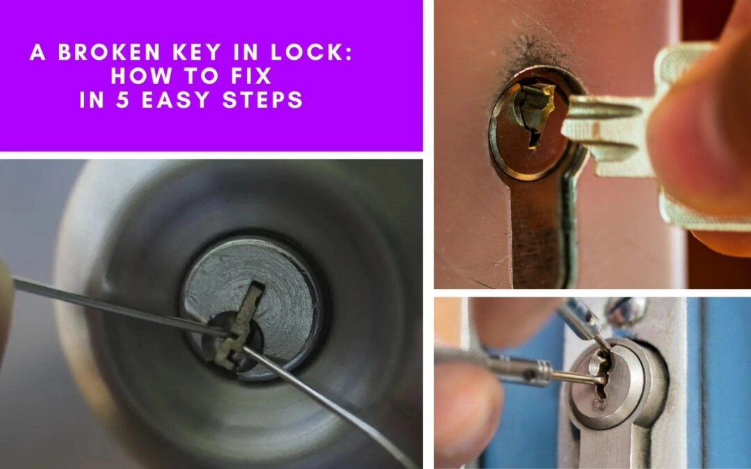 clé coincée dans serrure - extraction fragment